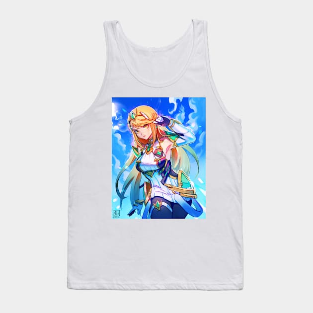 Mythra [Xenoblade 2] Tank Top by alinalal